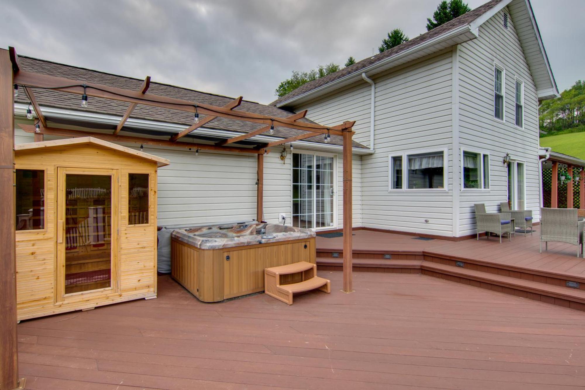 Coudersport Home With Outdoor Spa And Stargazing! Exterior photo