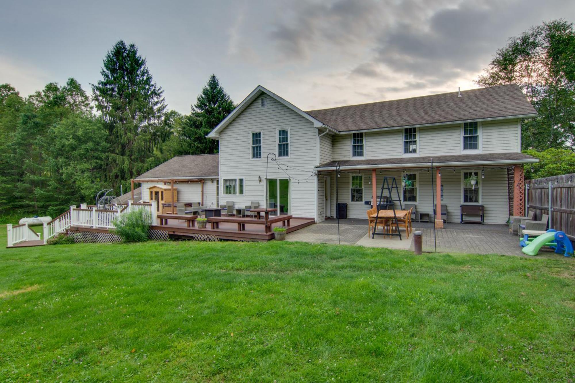 Coudersport Home With Outdoor Spa And Stargazing! Exterior photo